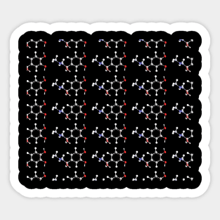 Adrenaline Molecule Sticker